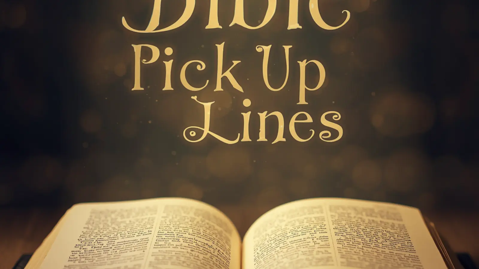 bible pick up lines