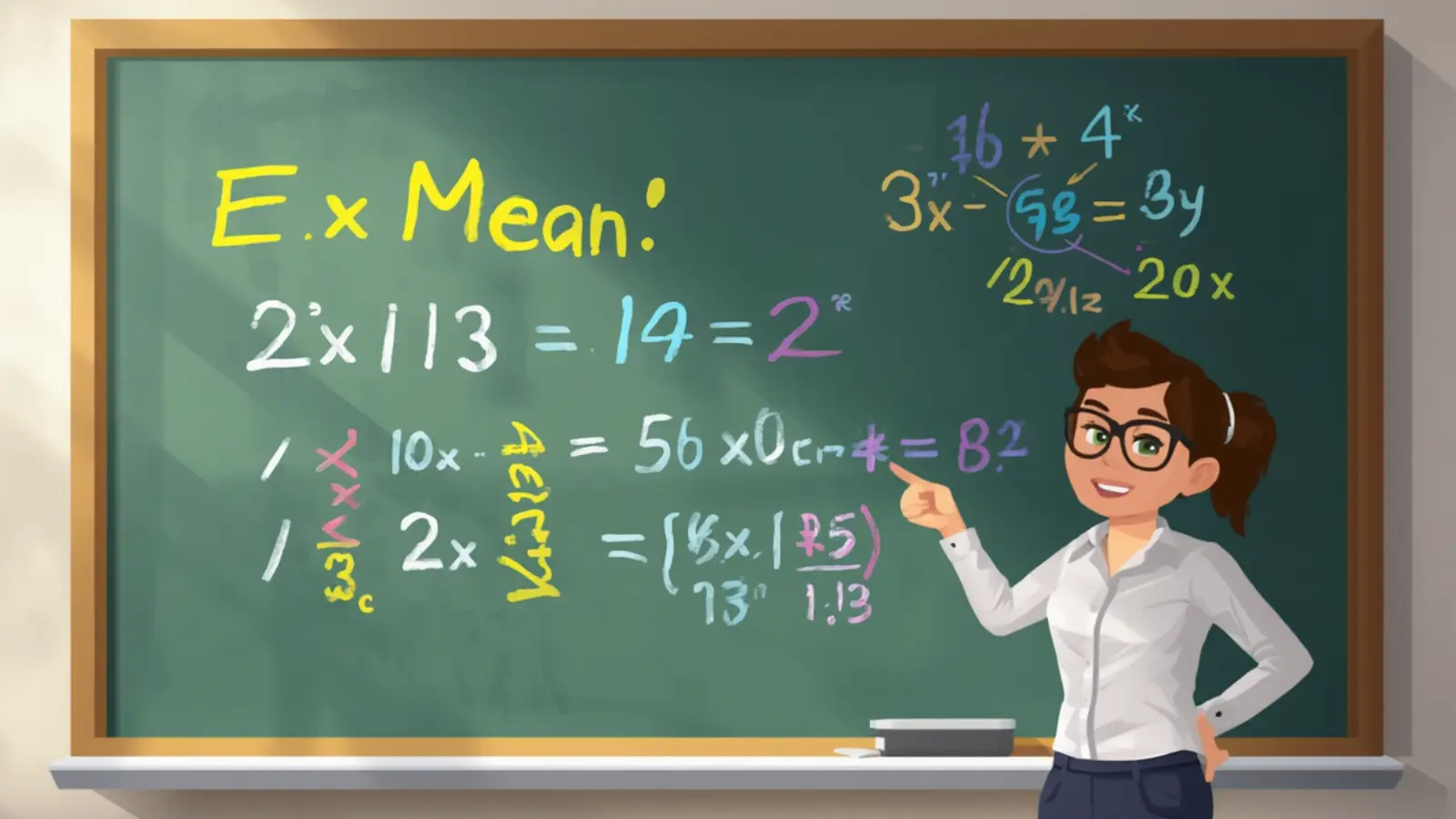 what is mean in math