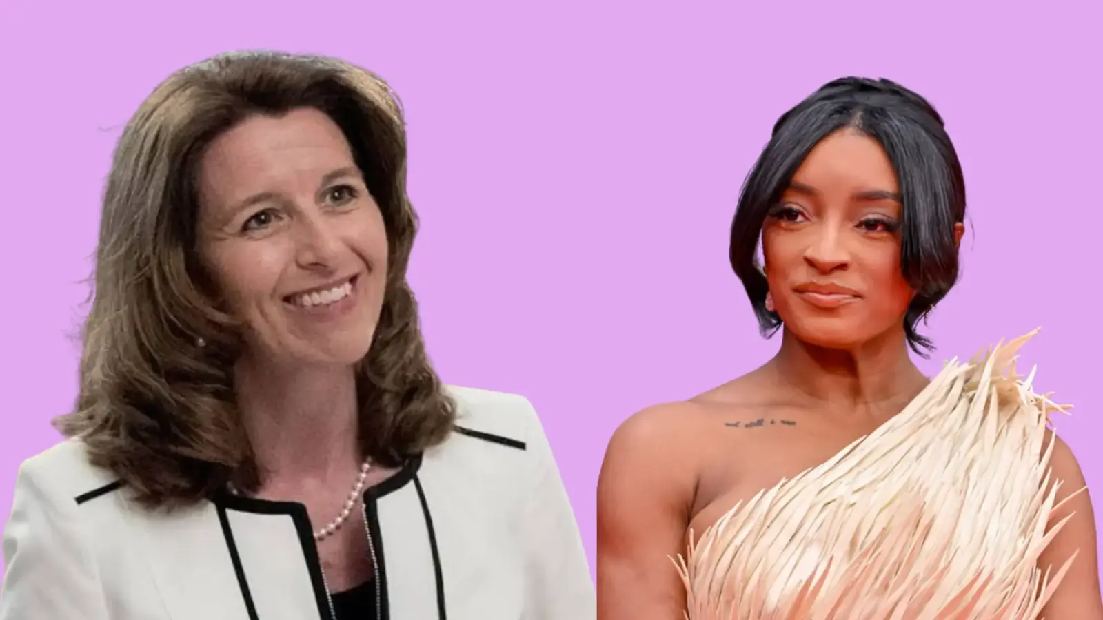Kathy Warden and Simone Biles: