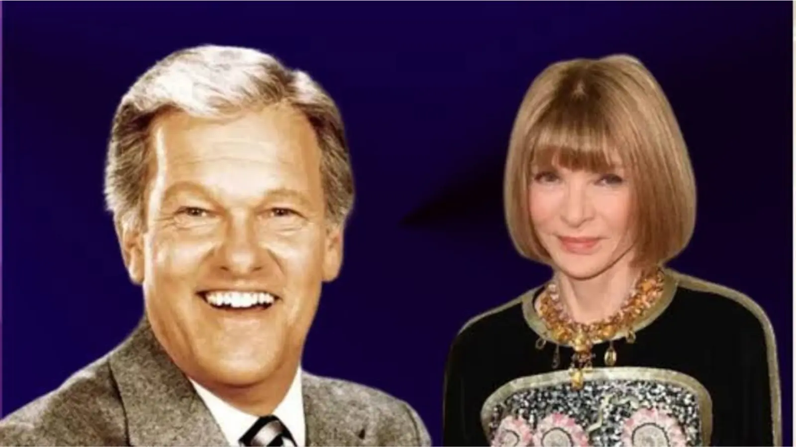 Tom Kennedy and Anna Wintour