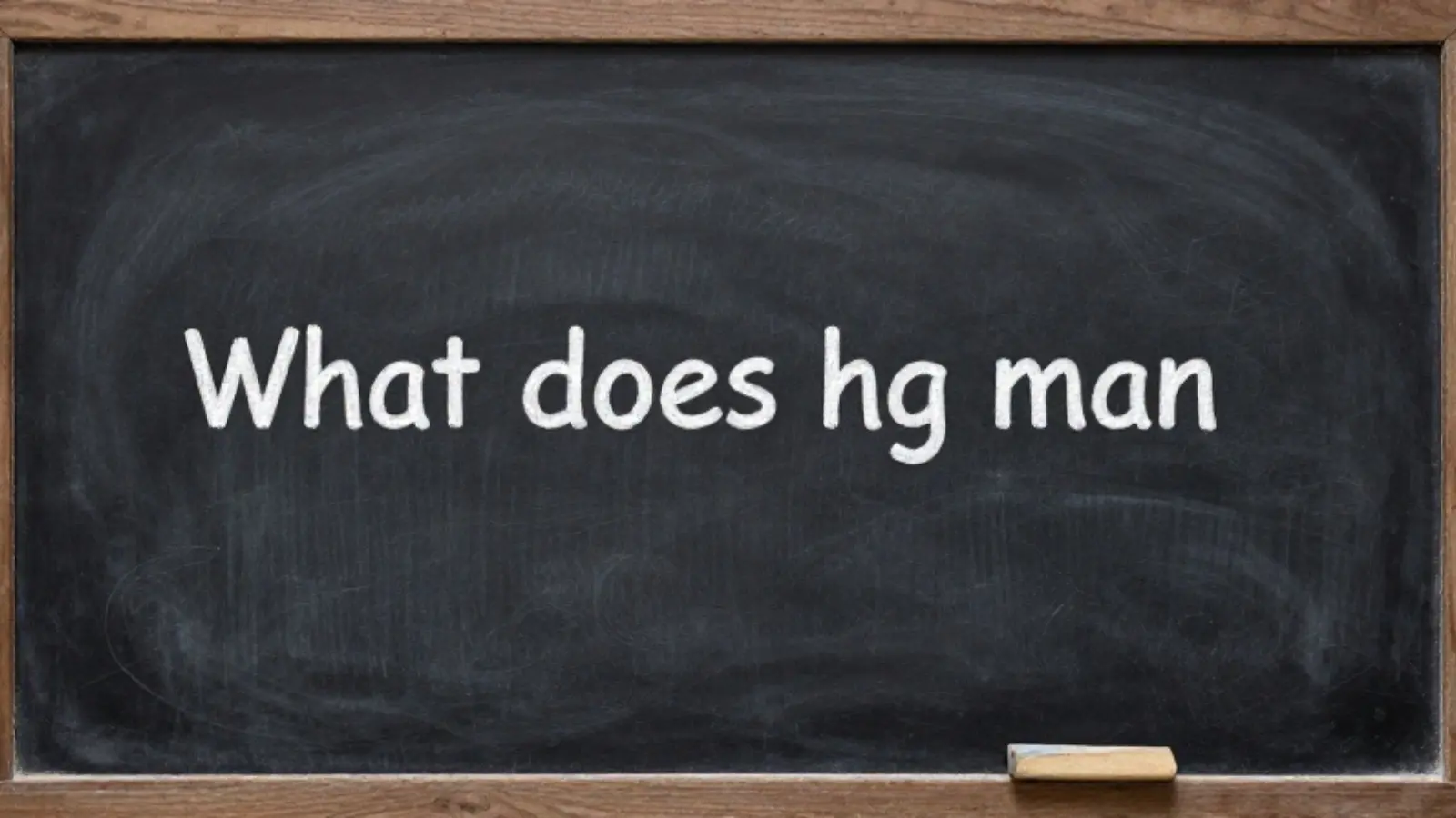 what does hg mean